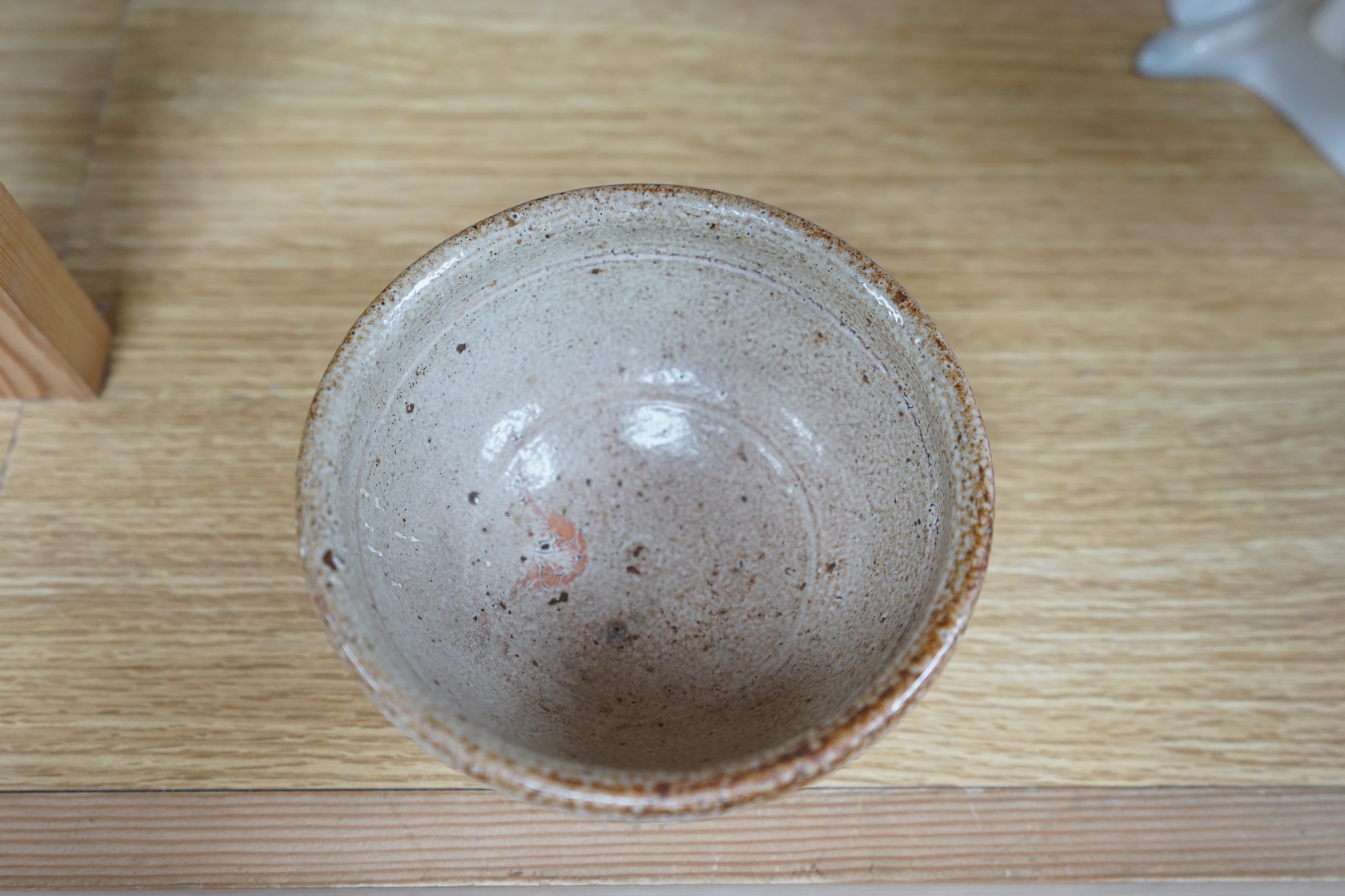 Richard Batterham (1936-2021), a Stoneware studio pottery circular bowl, 13cm in diameter. Condition - good